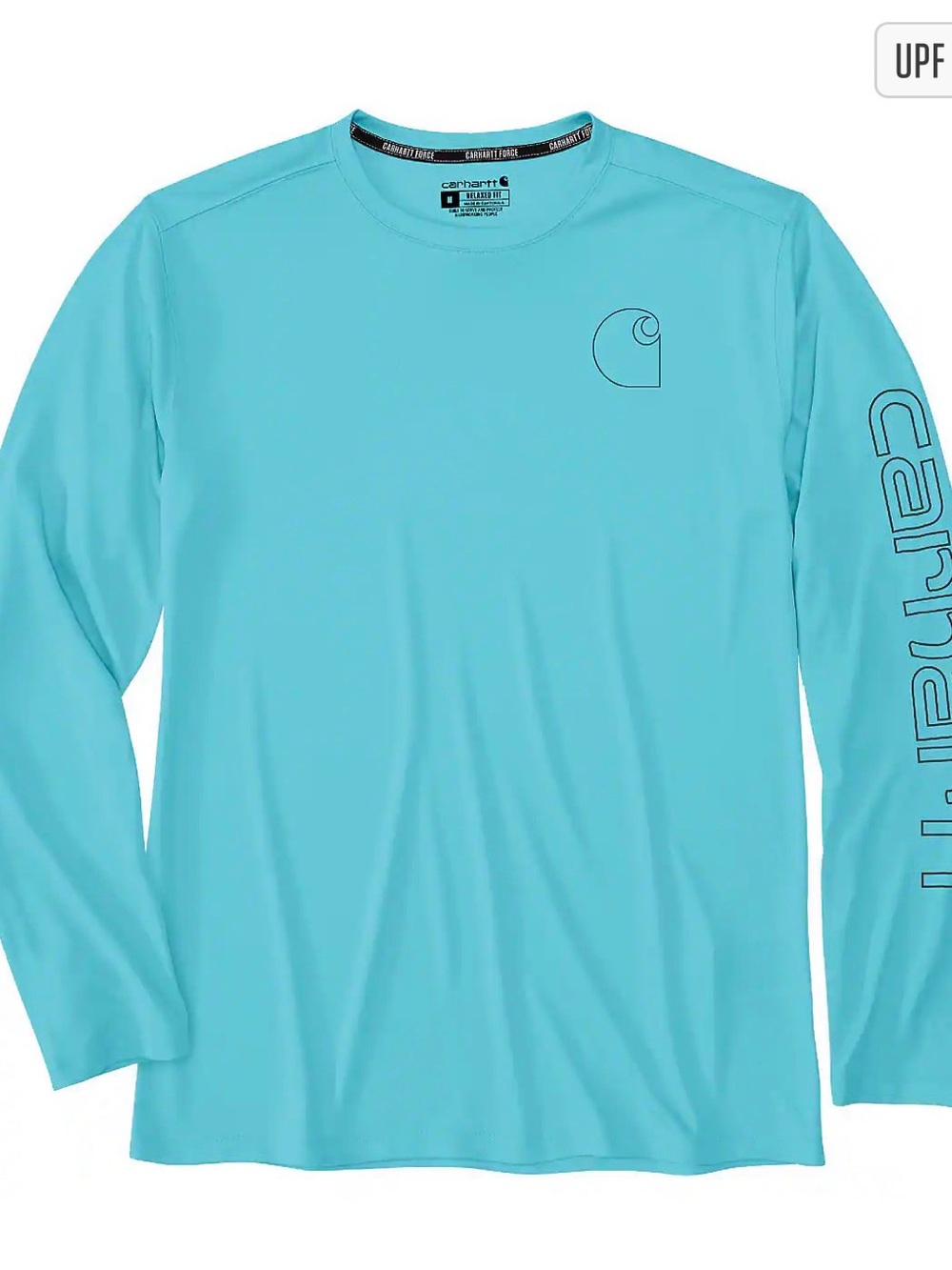 Carhartt Force Sun Defender Lightweight Performance Long Sleeve Tee - Light Blue